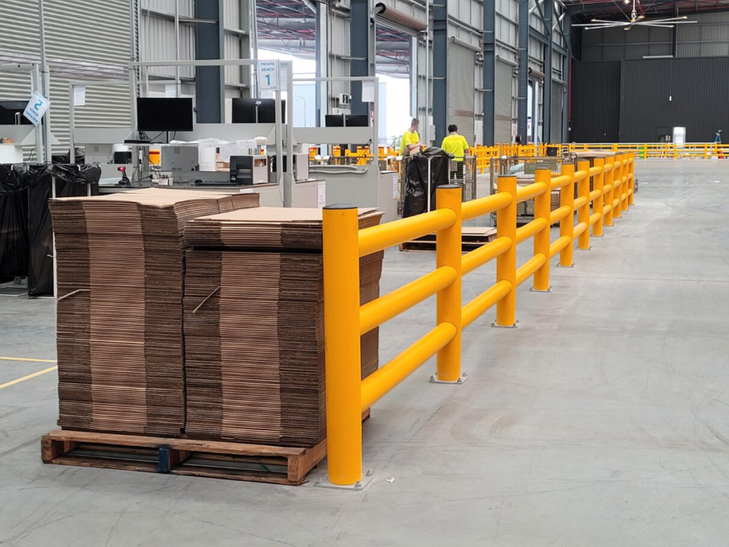 -33.8261311,151.0820734 Impact Barriers: Polymer vs. Steel - Why Polymer Wins in Modern Warehouses